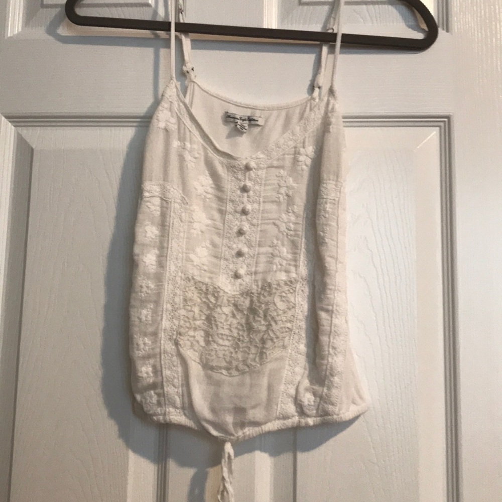 White tank top
